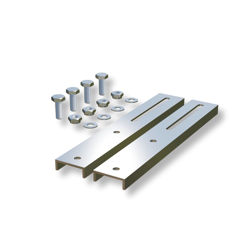 Verlängerungsschienen für ConSole+ Plus Montagewanne – Bild 1