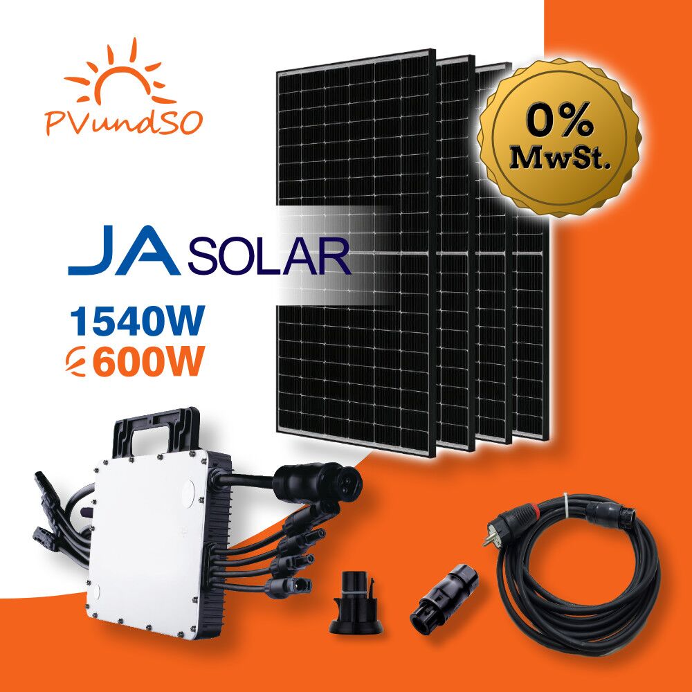 1540W-600W Balkonkraftwerk mit Hoymiles HM1500 Micro Wechselrichter