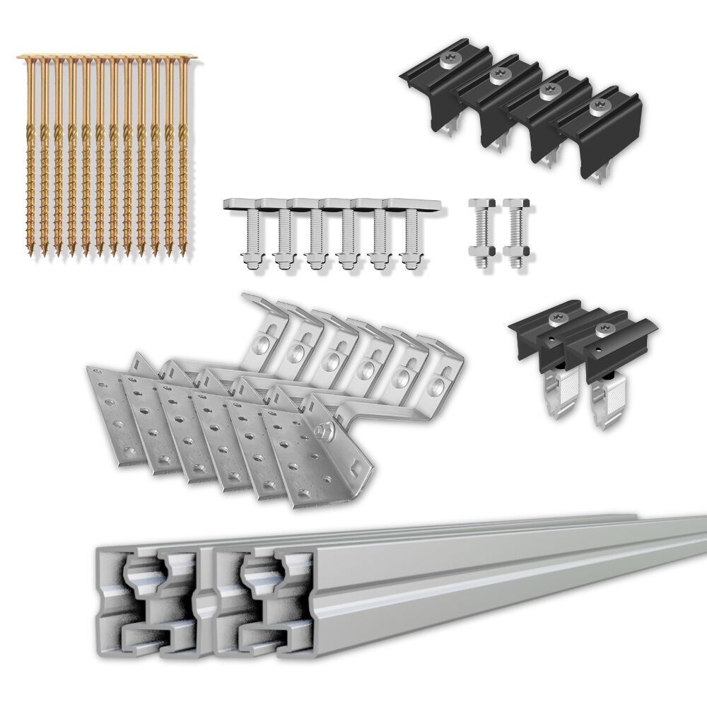 ziegeldachmontage für 2 module Ziegeldachmontage Fuer 2 Module Titelbild