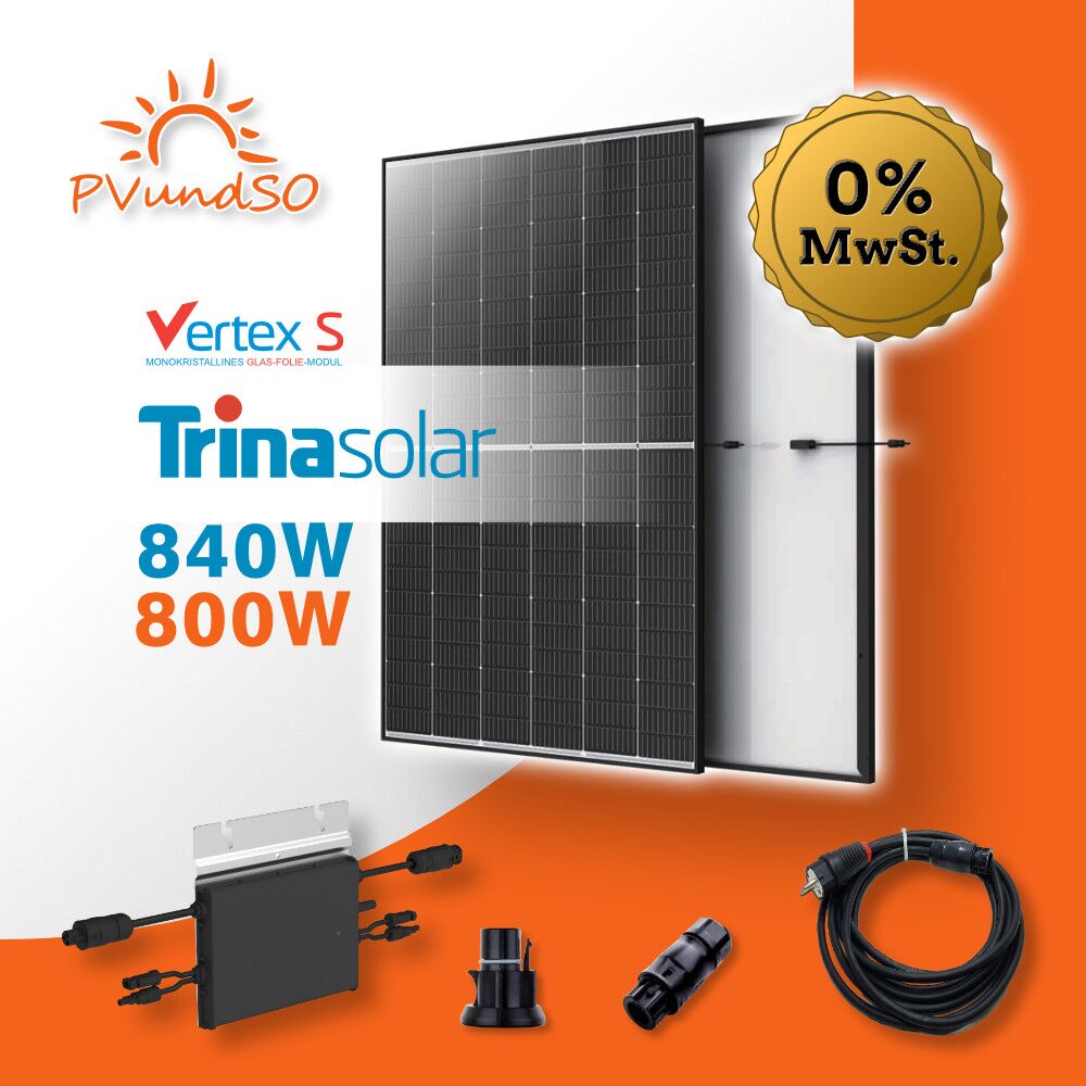 840W Balkonkraftwerk mit HM800