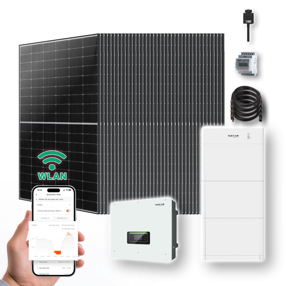 15kw Hybrid Solaranlage Photovoltaik Mit 15.36kw Speicher Titelbild