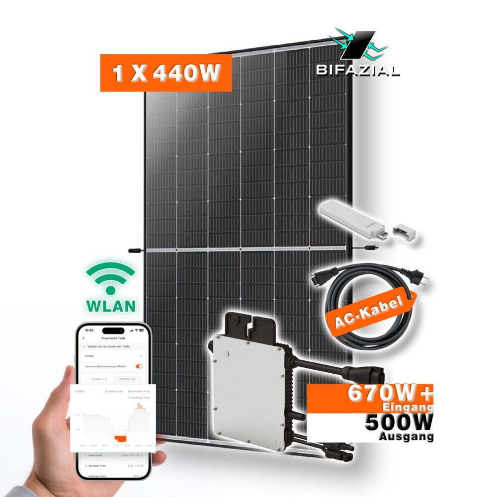 balkonkraftwerk mini mit 1 solarmodul Balkonkraftwerk Mini Mit 1 Solarmodul Titelbild