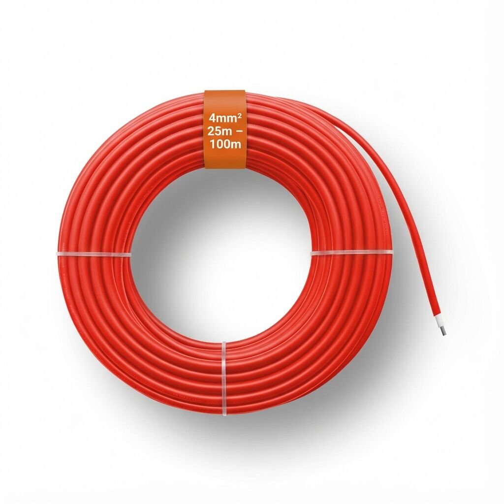 solarkabel rot h1z2z2 k 4mm² 25m 100m Solarkabel Rot H1z2z2 K 4mm 25m 100m Titelbild