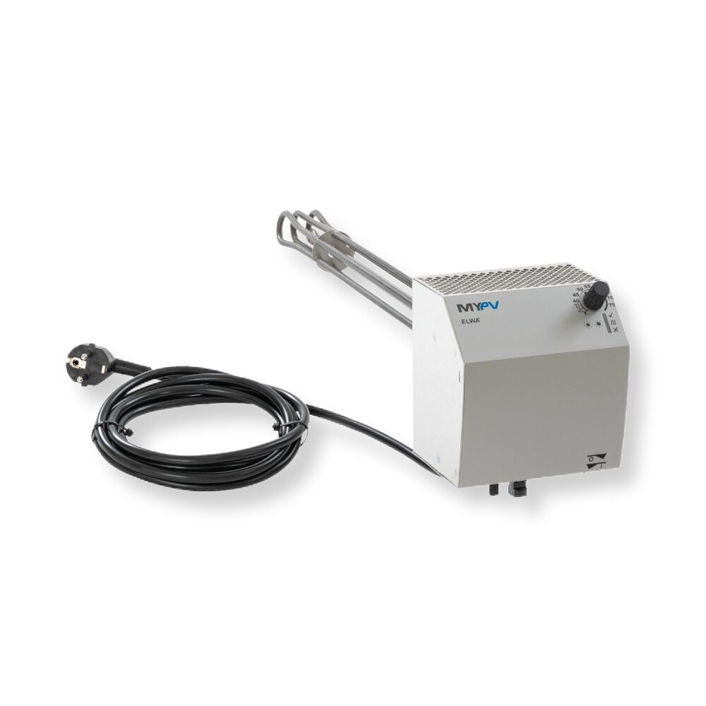 Mijn PV DC Elwa elektrische traploze verwarmingselement 2 kW warmwaterafdekking Mijn PV DC Elwa elektrische traploze verwarmingselement 2 kW warmwaterafdekking