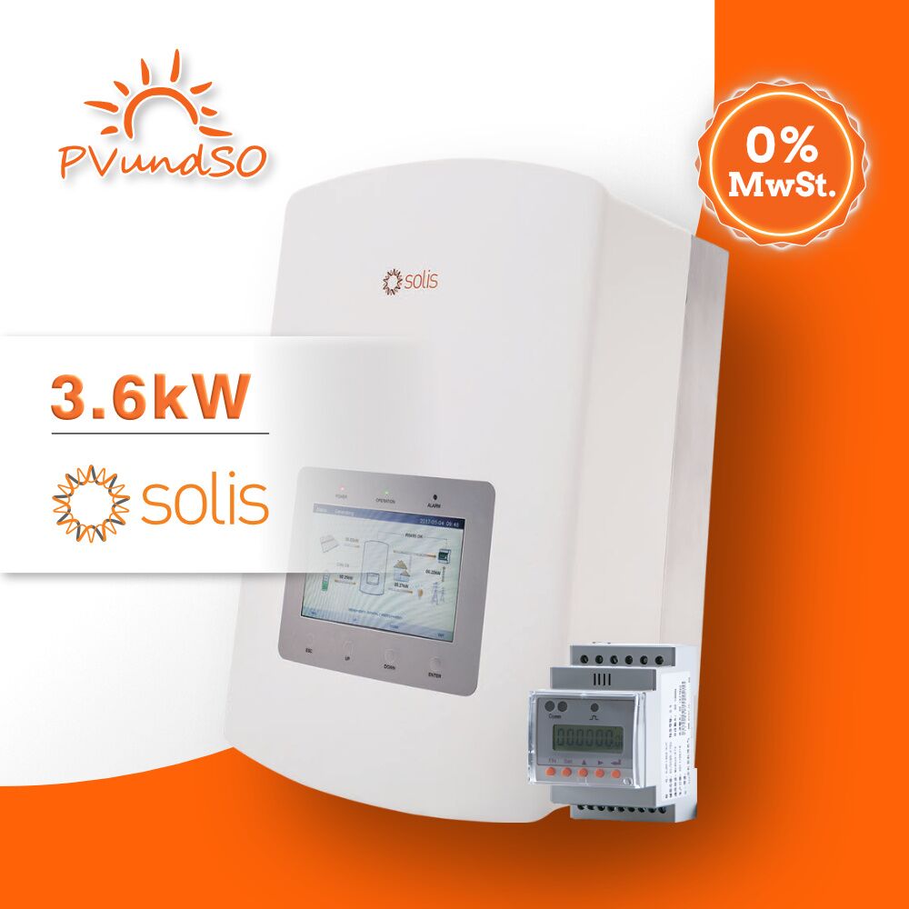 Solis 3.6 kW Hybrid Wechselrichter S5 EH1P (inkl. 3-Phasen Meter) – Bild 1