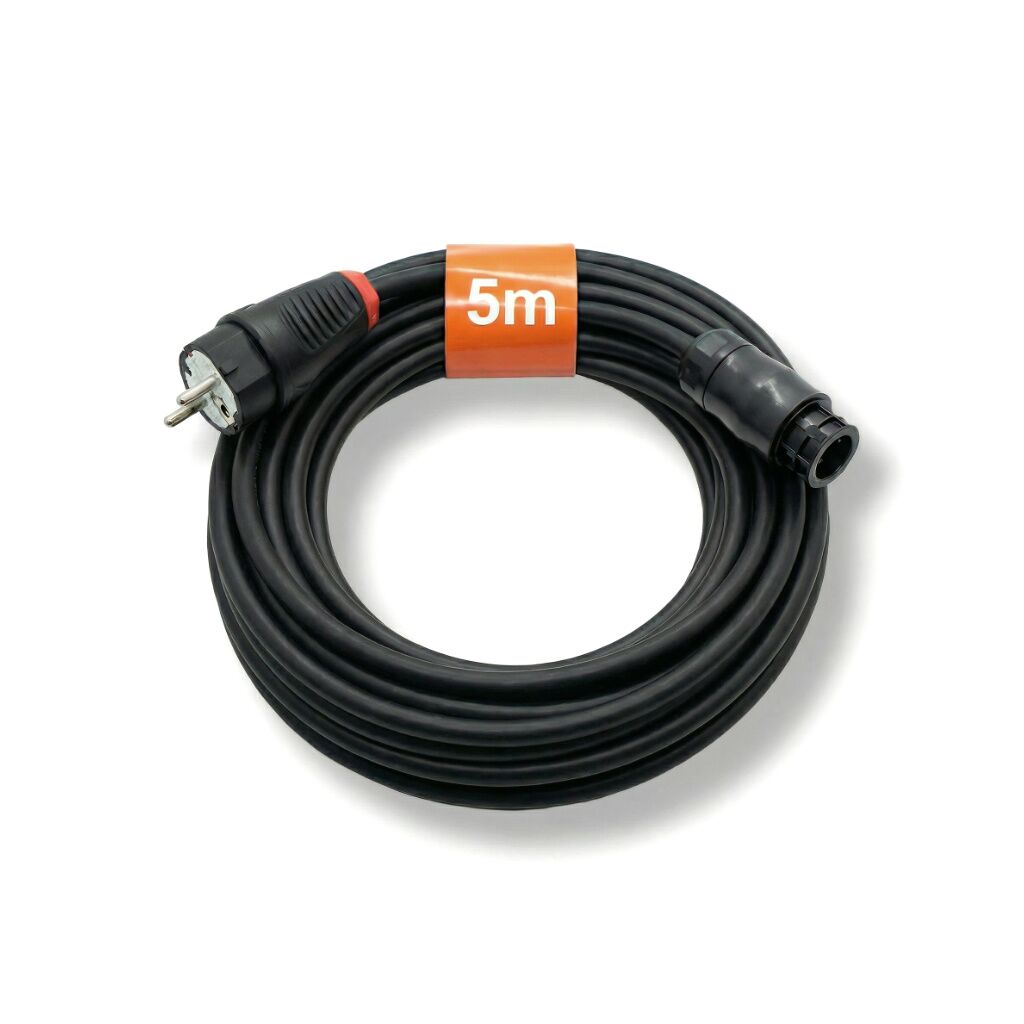 Imagen de la tapa del extremo del cable de conexión Schuko de 5 m de Betteri