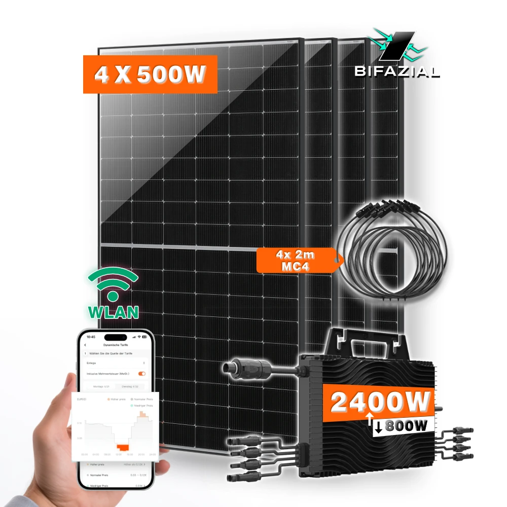 Planta de energía para balcón de 2000 W con Micro 2400 002a