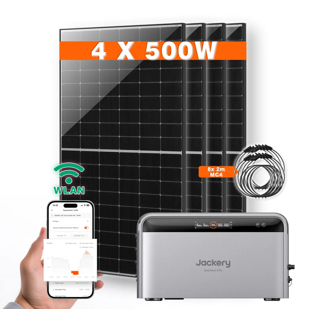 Unidad de alimentación para balcón de 2000 W con Solarvault 3 Pro (Imagen de portada)